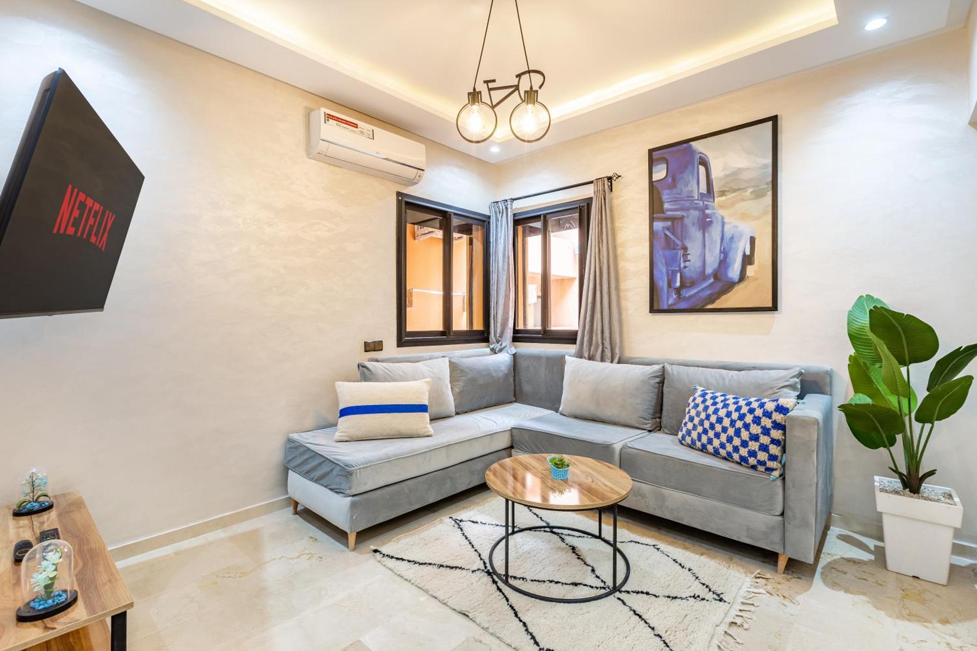 Magnificent Apartment In Gueliz - 100% Equipped Marrakesh Exteriör bild